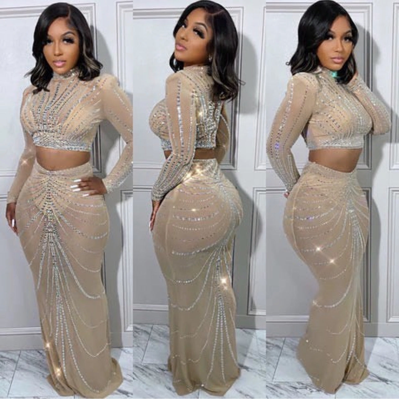 Celena 2pc Skirt Set
